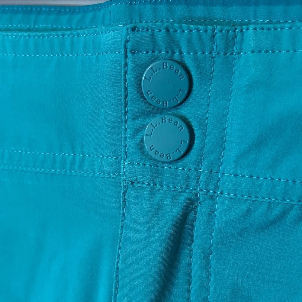 L.L. Bean Women's Teal UPF Athletic Shorts‎ Gorpcore Granola Hiking Outdoors